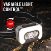 image:imageCoast RL35R VoiceControlled 1100 Lumen Rechargeable LED Headlamp with ARC280 Lighting 4 Color Modes RearFacing Safety Signal Variable Light Control and USBC Charge Port