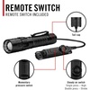 image:imageCoast TX300R 3000 Lumen Rechargeable Long Range Tactical LED Flashlight with Strobe Spot and Flood Beams  POWERiQ Digital Display Durable Aluminum Build  Flashlight amp Remote Switch Included