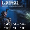 image:imageCoast TX300R 3000 Lumen Rechargeable Long Range Tactical LED Flashlight with Strobe Spot and Flood Beams  POWERiQ Digital Display Durable Aluminum Build