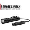 image:imageCoast TX300R 3000 Lumen Rechargeable Long Range Tactical LED Flashlight with Strobe Spot and Flood Beams  POWERiQ Digital Display Durable Aluminum Build