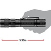 image:imageCoast TX300R 3000 Lumen Rechargeable Long Range Tactical LED Flashlight with Strobe Spot and Flood Beams  POWERiQ Digital Display Durable Aluminum Build