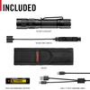 image:imageCoast TX300R 3000 Lumen Rechargeable Long Range Tactical LED Flashlight with Strobe Spot and Flood Beams  POWERiQ Digital Display Durable Aluminum Build  Flashlight amp Remote Switch Included