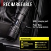 image:imageCoast TX300R 3000 Lumen Rechargeable Long Range Tactical LED Flashlight with Strobe Spot and Flood Beams  POWERiQ Digital Display Durable Aluminum Build