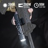 image:imageCoast TX300R 3000 Lumen Rechargeable Long Range Tactical LED Flashlight with Strobe Spot and Flood Beams  POWERiQ Digital Display Durable Aluminum Build  Flashlight amp Remote Switch Included
