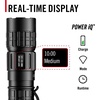 image:imageCoast TX300R 3000 Lumen Rechargeable Long Range Tactical LED Flashlight with Strobe Spot and Flood Beams  POWERiQ Digital Display Durable Aluminum Build  Flashlight amp Remote Switch Included