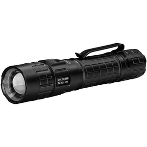 image:imageCoast TX300R 3000 Lumen Rechargeable Long Range Tactical LED Flashlight with Strobe Spot and Flood Beams  POWERiQ Digital Display Durable Aluminum Build