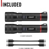 image:imageCoast G60R 1000 Lumen Waterproof Rechargeable LED Flashlight 2Pack