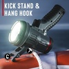 image:imageCoast LS20R 2500 Lumen Waterproof Rechargeable Spotlight 14 Mile Rand 20 Hour Runtime Spot amp Flood Beams IP67 Floats in Water