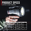 image:imageCoast LS20R 2500 Lumen Waterproof Rechargeable Spotlight 14 Mile Rand 20 Hour Runtime Spot amp Flood Beams IP67 Floats in Water