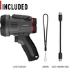 image:imageCoast LS20R 2500 Lumen Waterproof Rechargeable Spotlight 14 Mile Rand 20 Hour Runtime Spot amp Flood Beams IP67 Floats in Water