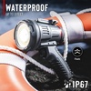 image:imageCoast LS20R 2500 Lumen Waterproof Rechargeable Spotlight 14 Mile Rand 20 Hour Runtime Spot amp Flood Beams IP67 Floats in Water