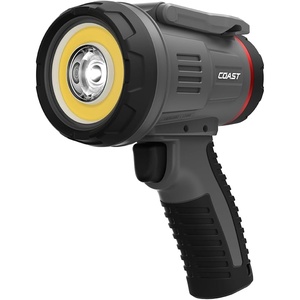 image:imageCoast LS20R 2500 Lumen Waterproof Rechargeable Spotlight 14 Mile Rand 20 Hour Runtime Spot amp Flood Beams IP67 Floats in Water