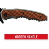 image:imageCoast DX375 DOUBLE LOCK Folding Knife with 35 Serrated Stainless Steel Blade