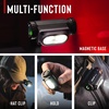 image:imageCoast WPH20R 2000 Lumen IP67 Waterproof USBC Rechargeable Headlamp with SPOT and Flood Beams Pocket and Hat Clip 6 Lightmodes