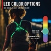 image:imageCoast LH150 Version 20 Rechargeable LED HiVis Lighted Vest 6 Color Modes Reflective One Size Fits Most with NEW amp IMPROVED 18 HOUR RUNTIMELh150 Lighted Vest V20