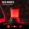 image:imageCOAST EAL40R 2500 Lumen Rechargeable Emergency Camping Lantern with Red Flashing Mode Carabiner Diffuser Foldeable Handle Moonglow Low Mode Illuminated Power Button USBC Power Bank