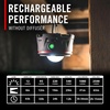 image:imageCOAST EAL40R 2500 Lumen Rechargeable Emergency Camping Lantern with Red Flashing Mode Carabiner Diffuser Foldeable Handle Moonglow Low Mode Illuminated Power Button USBC Power Bank