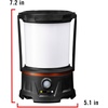 image:imageCOAST EAL40R 2500 Lumen Rechargeable Emergency Camping Lantern with Red Flashing Mode Carabiner Diffuser Foldeable Handle Moonglow Low Mode Illuminated Power Button USBC Power Bank