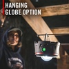 image:imageCOAST EAL40R 2500 Lumen Rechargeable Emergency Camping Lantern with Red Flashing Mode Carabiner Diffuser Foldeable Handle Moonglow Low Mode Illuminated Power Button USBC Power Bank
