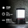 image:imageCOAST EAL40R 2500 Lumen Rechargeable Emergency Camping Lantern with Red Flashing Mode Carabiner Diffuser Foldeable Handle Moonglow Low Mode Illuminated Power Button USBC Power Bank