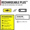 image:imageCOAST EAL40R 2500 Lumen Rechargeable Emergency Camping Lantern with Red Flashing Mode Carabiner Diffuser Foldeable Handle Moonglow Low Mode Illuminated Power Button USBC Power Bank