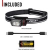 image:imageCoast WPH10R 1000 Lumen Rechargeable LED Headlamp with Magnetic Tailcap and Red Light Mode Lightweight IP67 Waterproof