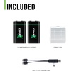 image:imageCoast ZX 9V USBC Rechargeable Batteries ZITHIONX Lithium Ion 15v 560 mAh Long Lasting Charges Under 3 Hours Charging Cable Included 2Battery Pack