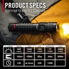 image:imageCoast PX200R 2000 Lumen Rechargeable LED Flashlight Twist Focus USBC 2Position Pocket ClipPX200R