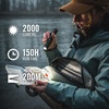 image:imageCoast PX200R 2000 Lumen Rechargeable LED Flashlight Twist Focus USBC 2Position Pocket ClipPX200R