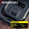image:imageCoast QB2R 2000 Lumens Voice Control Rechargeable Utility Light Six Light Modes 75 Hour Run Time Magnetic Base