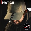 image:imageCoast KL50R 400 Lumen USBC Rechargeble LED Pocket Flashlight MiniFlood amp Fixed HatClip IP54 Water Resistant
