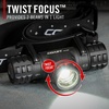 image:imageCoast XPH30R 1500 Lumen USBC Rechargeable Dual Power Headlamp with Twist Focus Beam and Magnetic Base 437 oz  DesertTanBlack